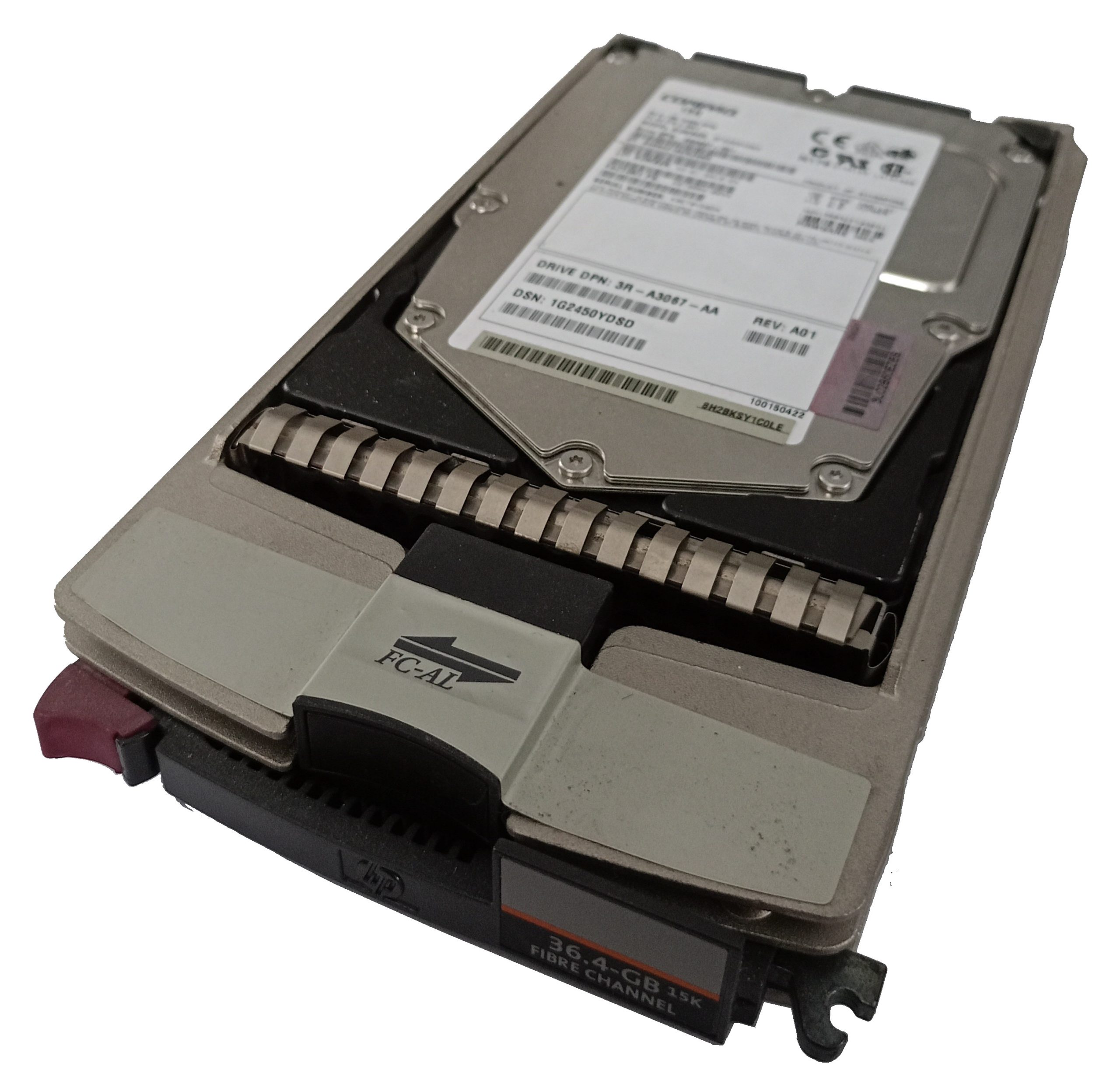 HP 244468-001 36GB hot-swap dual-port Fiber Channel (FC) hard drive - 15K RPM, 3.5-inch Hard Drive