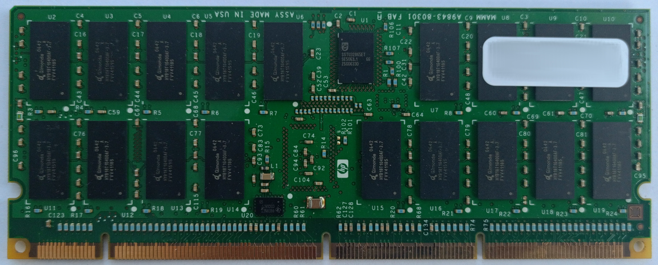 HP A9849-60301 4GB DDR2 533MHz PC2-4200 1.8V ECC Registered 278-Pin High Density DIMM Memory Module