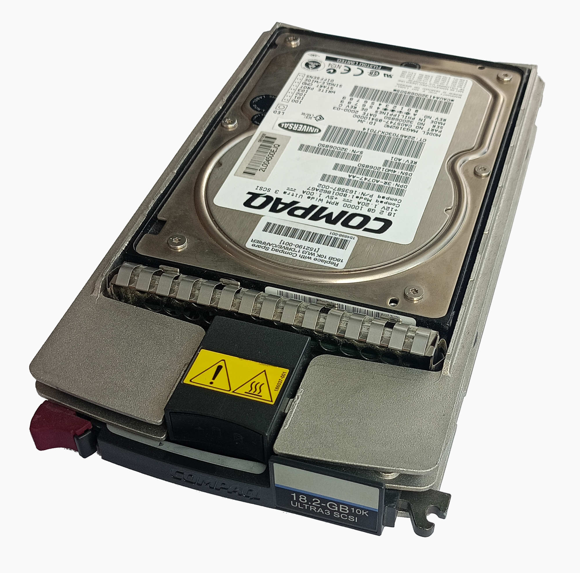 HP / COMPAQ 152190-001 18.2GB 10K RPM universal hot-plug Wide Ultra3 SCSI 80-pin 3.5-inch Hard Drive