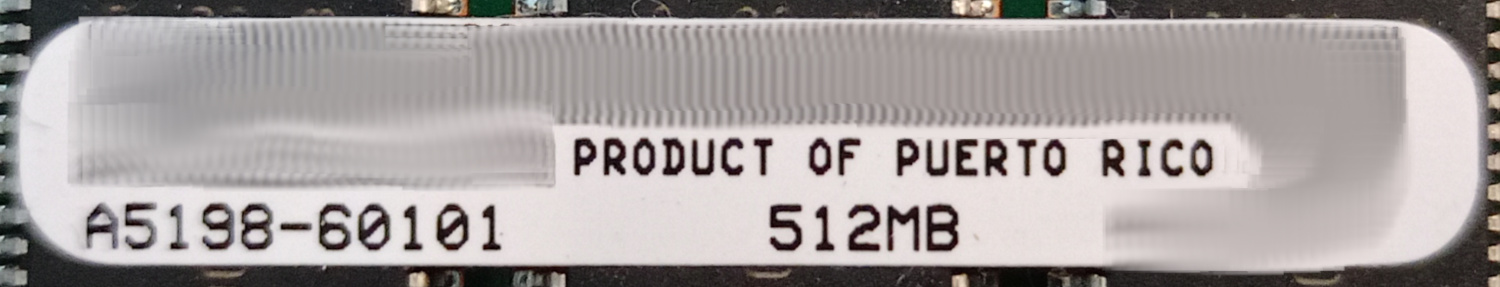 HP A5198-60101 512MB PC133 133MHz ECC Registered 278-Pin High Density DIMM Memory Module - obrazek 2
