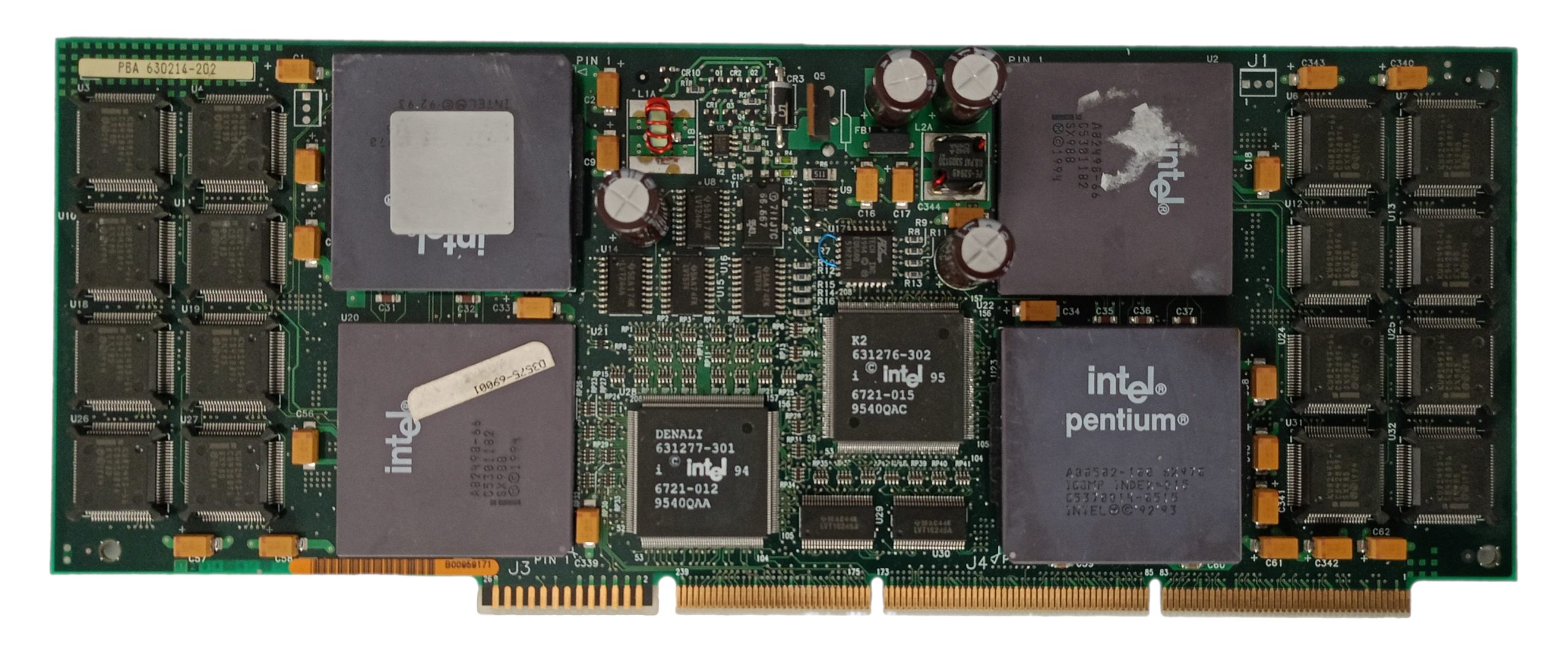 HP D3575-69001 Processor board with dual 100MHz Pentium processors