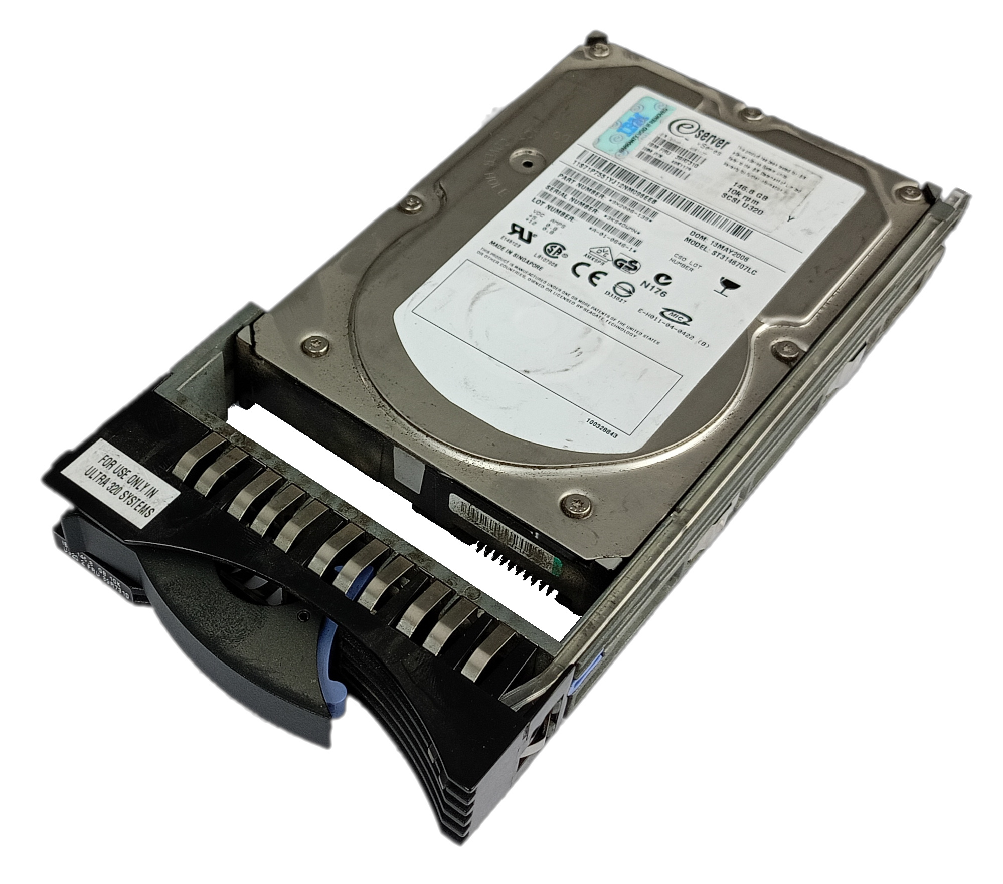 IBM 39R7310 146.8GB Ultra320 SCSI 10K RPM, 3.5-inch Hard Drive