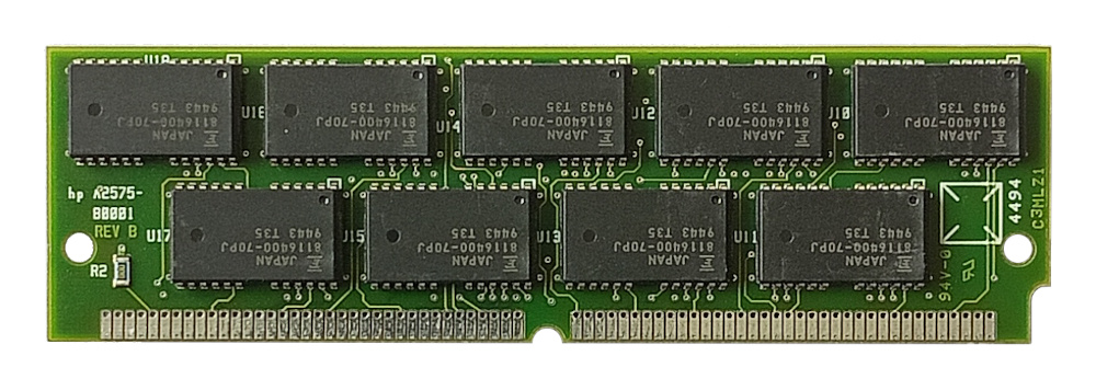 HP A2575-60001 32MB EDO ECC 60ns 72-Pin SIMM Memory Module - obrazek 2