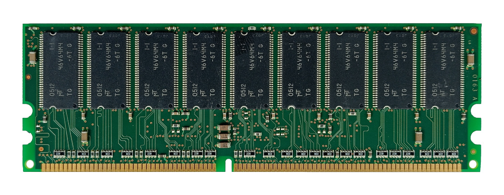 MICRON HP 175918-042 CL2 512MB 200MHz PC1600R-20221-B2 registered ECC DDR DIMM memory module back