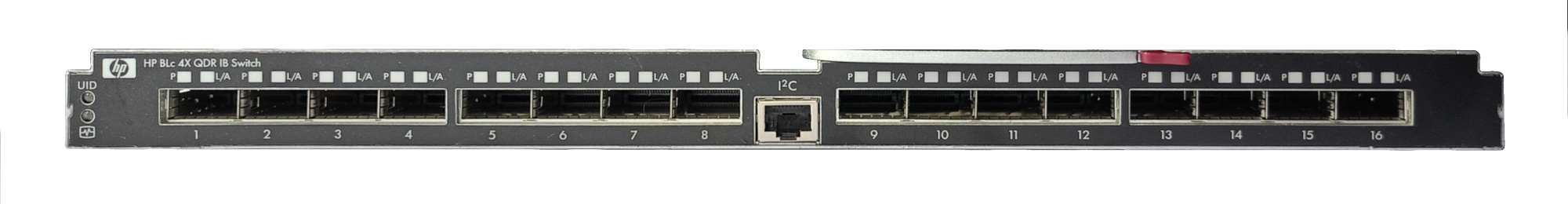 HPE 519134-001 4X QDR INFINIBAND SWITCH MODULE FOR C-CLASS BLADESYSTEM front