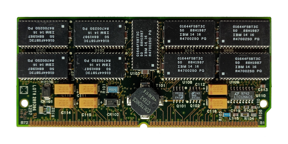 HP A3737-60001 256MB ECC DIMM memory module back