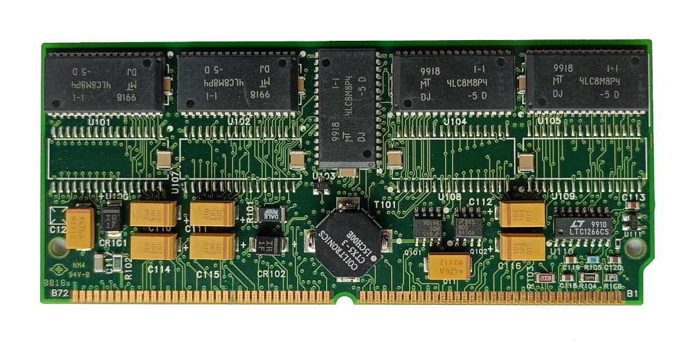 HP A3829-60002 64MB EDO ECC 50ns 72-Pin SIMM Memory Module back