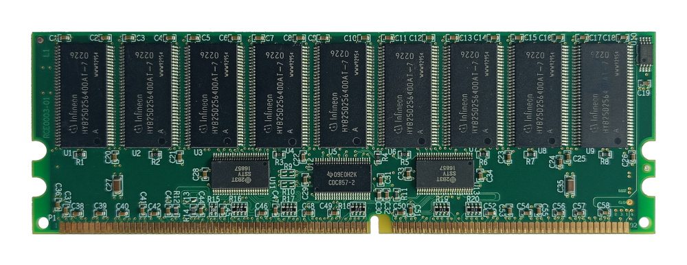 HP A6746-69001 HP A6968AX 512MB 266MHz PC2100 non-ECC DDR-SDRAM DIMM back