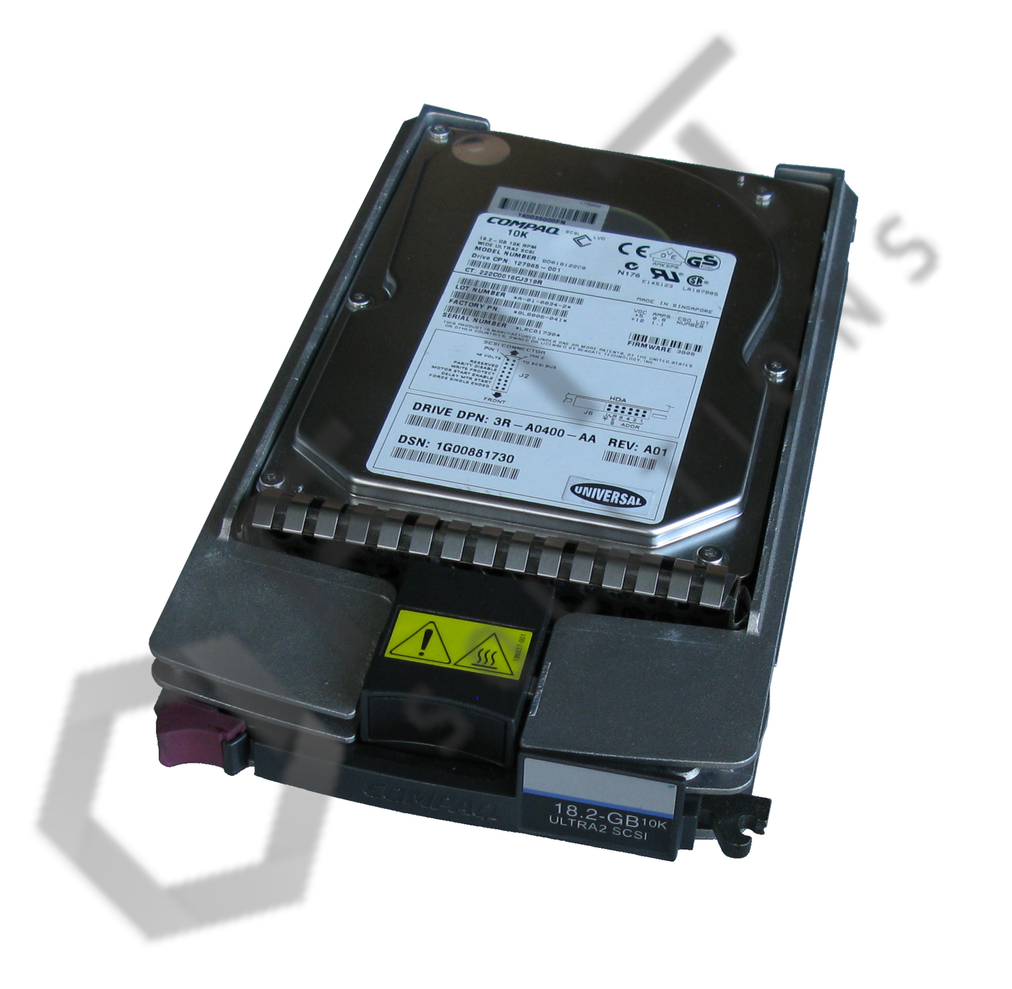 HP / COMPAQ 143920-001 18.2GB 10K RPM universal hot-plug Wide Ultra2 SCSI 80-pin 3.5-inch Hard Drive
