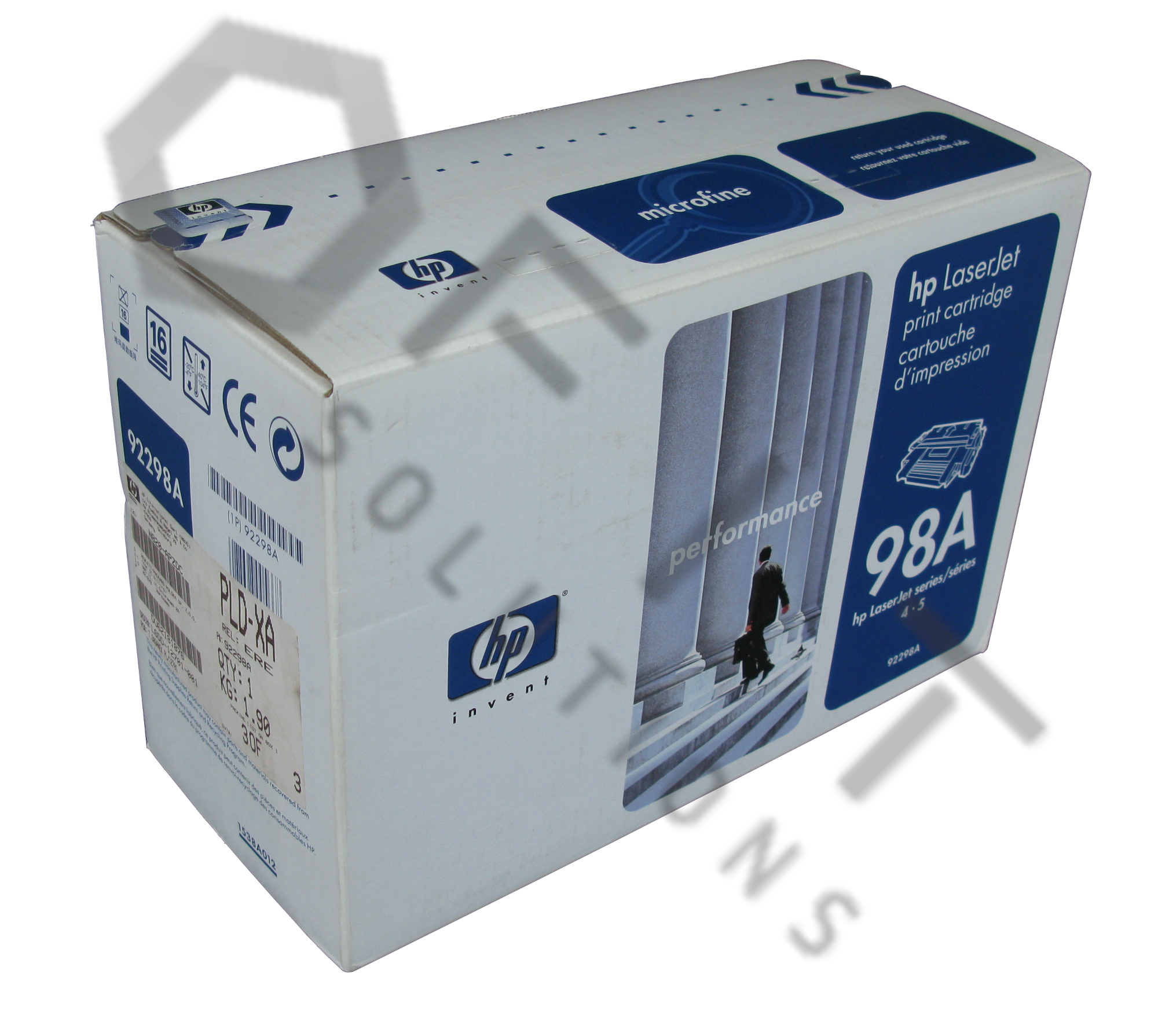 HP 98A (92298A) Black Original LaserJet 4 & 5 series toner cartridge